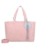 Fritzi aus Preußen Shopper bag "Izzy" w kolorze jasnoróżowym - 42 x 29 x 15 cm