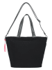 Fritzi aus Preußen Shopper "Lea" in Schwarz - (B)33 x (H)32 x (T)16 cm