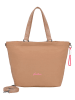 Fritzi aus Preußen Shopper bag "Lea" w kolorze jasnobrązowym - 33 x 32 x 16 cm