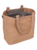 Fritzi aus Preußen Shopper bag "Lea" w kolorze jasnobrązowym - 33 x 32 x 16 cm