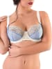 Valea Bügel-BH "Jovita" in Creme/ Blau