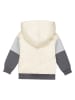 Dirkje Sweatjacke in Creme/ Grau
