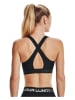 Under Armour Biustonosz sportowy "Crossback" w kolorze czarnym