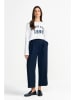 Rich & Royal Spodnie w kolorze granatowym