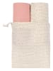 Lässig 2er-Set Mulltücher in Creme/ Rosa - (L)80 x (B)80 cm