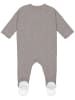 Lässig Schlafanzug mit Füßchen in Taupe