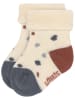 Lässig 3er-Set: Babysocken in Beige/ Grau