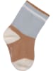 Lässig 3er-Set: Babysocken in Hellblau/ Hellbraun
