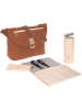 Lässig Wickeltasche in Cognac - (L)44,5 x (B)16,5 x (H)32,5 cm
