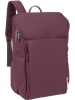 Lässig Wickelrucksack in Pflaume - (L)34 x (B)15 x (H)46 cm