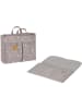 Lässig Organizer-Tasche in Taupe - (B)30 x (H)24 x (T)10 cm