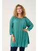 KAFFE curve Tunika w kolorze turkusowym