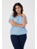 KAFFE curve Bluzka w kolorze błękitnym