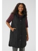 KAFFE curve Lange bodywarmer zwart