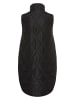 KAFFE curve Lange bodywarmer zwart