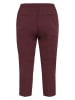 KAFFE curve Spodnie w kolorze bordowym