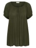 KAFFE curve Blouse donkergroen