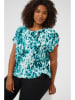 KAFFE curve Blouse turquoise/wit