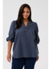 KAFFE curve Blouse donkerblauw