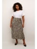 KAFFE curve Rok beige/zwart