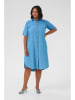 KAFFE curve Spijkerjurk lichtblauw