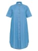 KAFFE curve Spijkerjurk lichtblauw