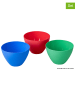Dr. Oetker 3er-Set: Schüsseln "Peppa, Schorsch & Dino" in Rot/ Grün/ Blau - Ø 15 cm