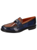 MELVIN & HAMILTON Leren mocassins "Gianna 5" donkerblauw/lichtbruin