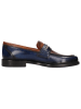 MELVIN & HAMILTON Leren mocassins "Gianna 5" donkerblauw/lichtbruin