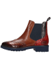 MELVIN & HAMILTON Leder-Chelsea-Boots "Selina 6" in Braun/ Rot