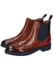 MELVIN & HAMILTON Leder-Chelsea-Boots "Selina 6" in Braun/ Rot