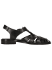 MELVIN & HAMILTON Leren enkelsandalen "Margaret 2" zwart