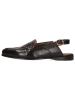 MELVIN & HAMILTON Leder-Leder-Slingballerinas "Julietta 5" in Schwarz
