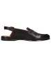 MELVIN & HAMILTON Leder-Leder-Slingballerinas "Julietta 5" in Schwarz