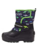 Kangaroos Winterlaarzen "Shell" zwart/donkerblauw/groen