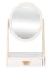 MAMAMEMO Lustro kosmetyczne w kolorze białym - 25 x 40 x 20 cm