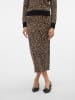 Vero Moda Gebreide rok beige