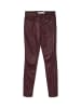 Vero Moda Kunstleren broek bordeaux