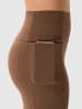 Les Lunes Trainingsleggings "Luna Active" in Braun