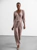 Les Lunes Kombinezon "Cara" w kolorze szarobrązowym