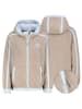Sublevel Fleecejacke in Beige/ Hellblau