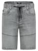 Sublevel Jeans-Bermudas in Hellgrau