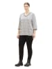 Tom Tailor Longsleeve in Grau/ Creme