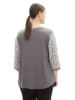 Tom Tailor Longsleeve in Grau/ Creme