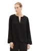 Tom Tailor Bluse in Schwarz