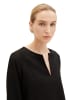 Tom Tailor Bluse in Schwarz