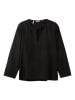 Tom Tailor Bluse in Schwarz