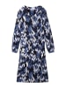 Tom Tailor Kleid in Blau/ Beige