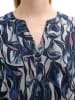 Tom Tailor Bluse in Dunkelblau/ Grau