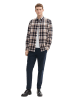 Tom Tailor Hemd - Regular fit - in Hellbraun/ Schwarz
